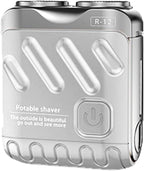 Electric Rechargeable Double Head Rotary Mini Shaver Razor