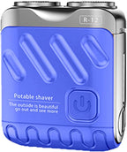 Electric Rechargeable Double Head Rotary Mini Shaver Razor