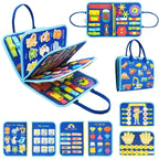 Montessori Busy Book Educational Activity Learning Toy