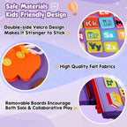 Montessori Toddler Activity Board Sensory Learning Book 2 to 4 Years