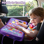 Montessori Toddler Activity Board Sensory Learning Book 2 to 4 Years
