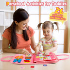 Montessori Toddler Activity Board Sensory Learning Book 2 to 4 Years