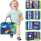 Montessori Toddler Activity Board Sensory Learning Book 2 to 4 Years