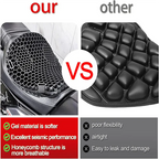 Motorcycle Gel Seat Pad Cushion for Bike Saddle Comfort