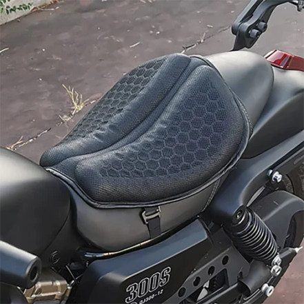 Motorcycle Gel Seat Pad Cushion for Bike Saddle Comfort
