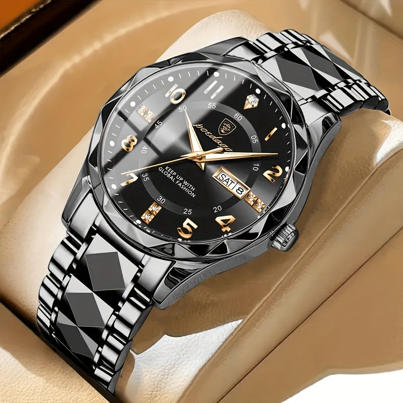 Multifunctional Waterproof Circular Sports Watch for Men