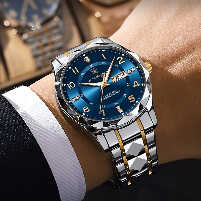 Multifunctional Waterproof Circular Sports Watch for Men