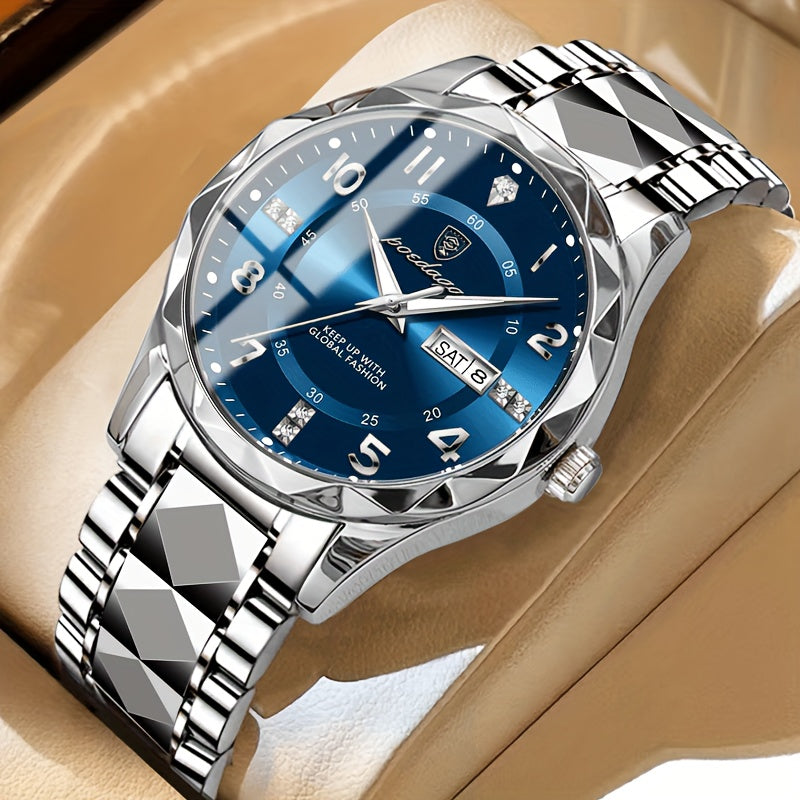 Multifunctional Waterproof Circular Sports Watch for Men