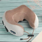 Memory Foam U-Shaped Neck Massager Travel Pillow