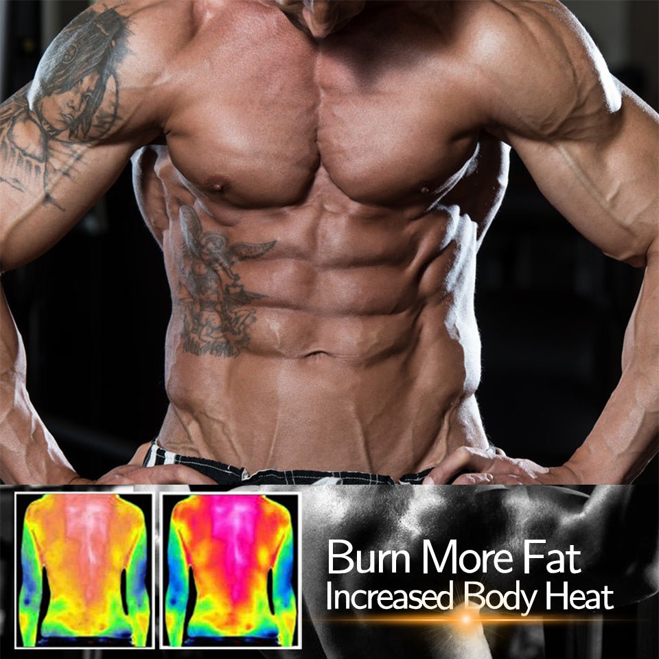 Men's Neoprene Sauna Vest Slim Fit Body Shaper Waist Trainer