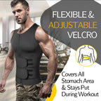 Men's Neoprene Sauna Vest Slim Fit Body Shaper Waist Trainer