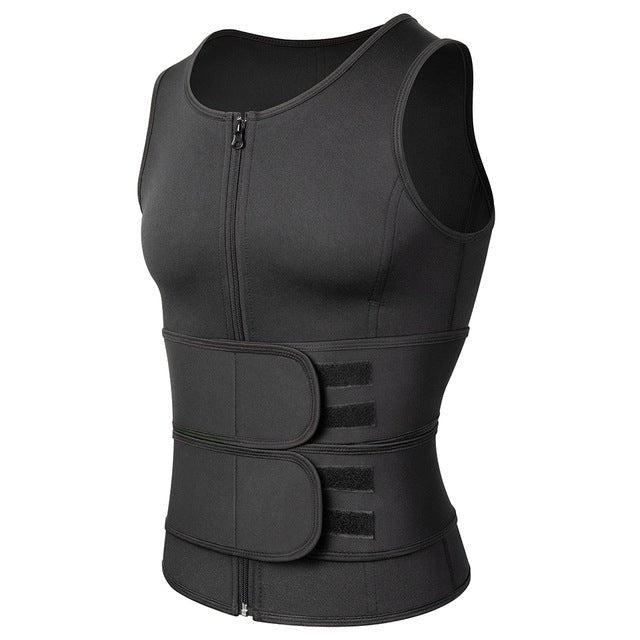 Men's Neoprene Sauna Vest Slim Fit Body Shaper Waist Trainer