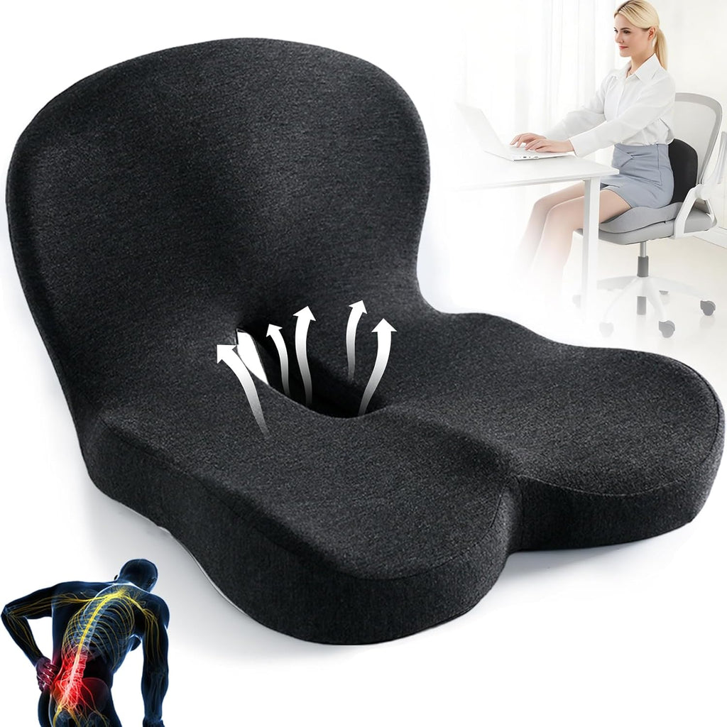 Lumbar Support Orthopedic Seat Cushion Cushion Pad for Chair