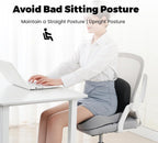 Lumbar Support Orthopedic Seat Cushion Cushion Pad for Chair