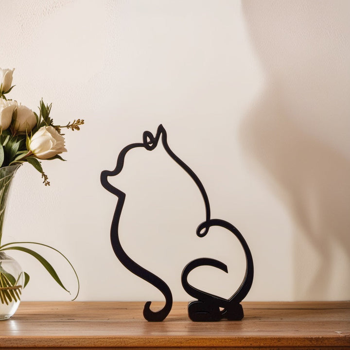 Abstract Dog Sculpture Figurine