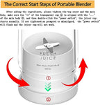 Portable USB Rechargeable Personal Blender Mixer Smoothie Maker