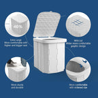 Folding Portable Camping Toilet Seat Outdoor Travel Toilet Chair
