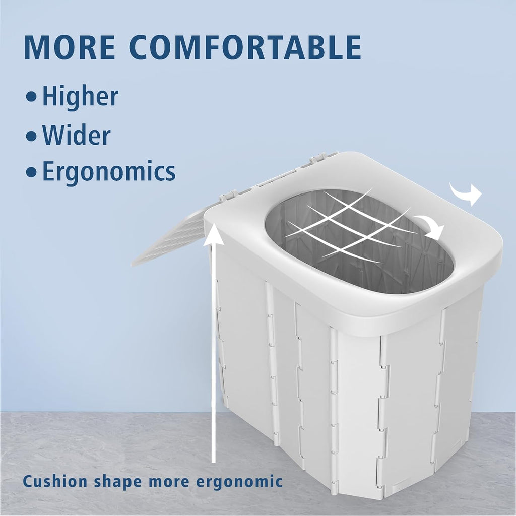 Folding Portable Camping Toilet Seat Outdoor Travel Toilet Seat