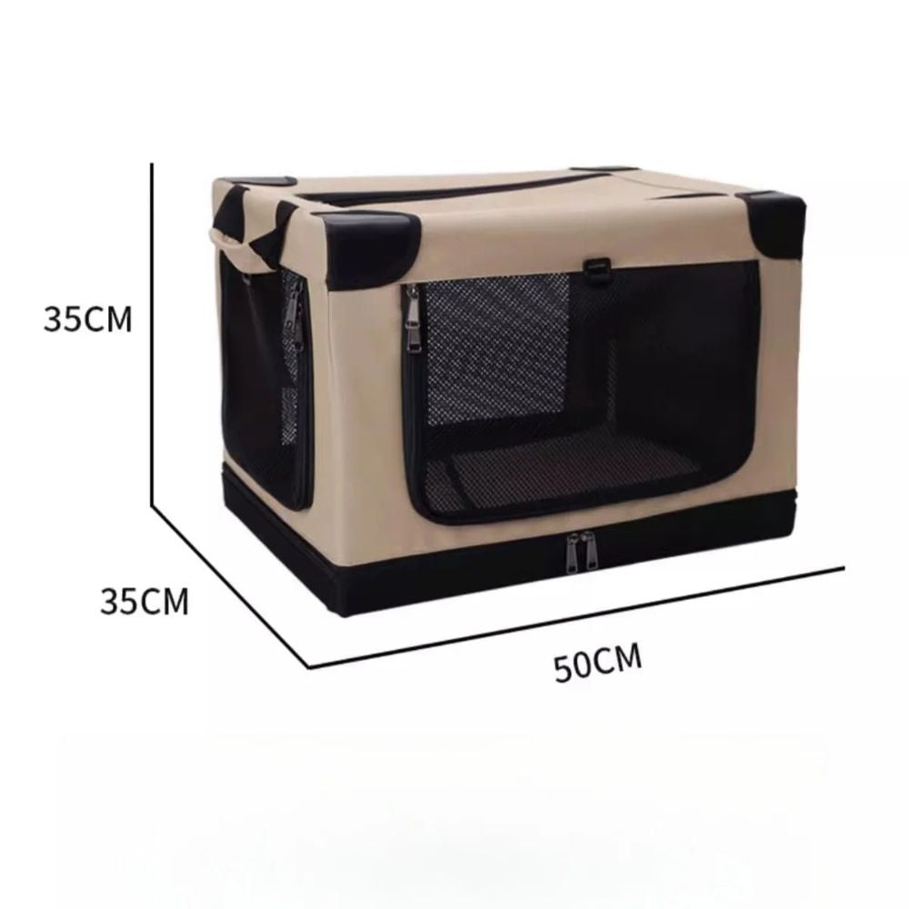 Folding Portable Pet Carrier Crate for Cats and Dogs