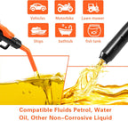 Battery Powered Fuel Transfer Pump Siphon for Gasoline Vehicles
