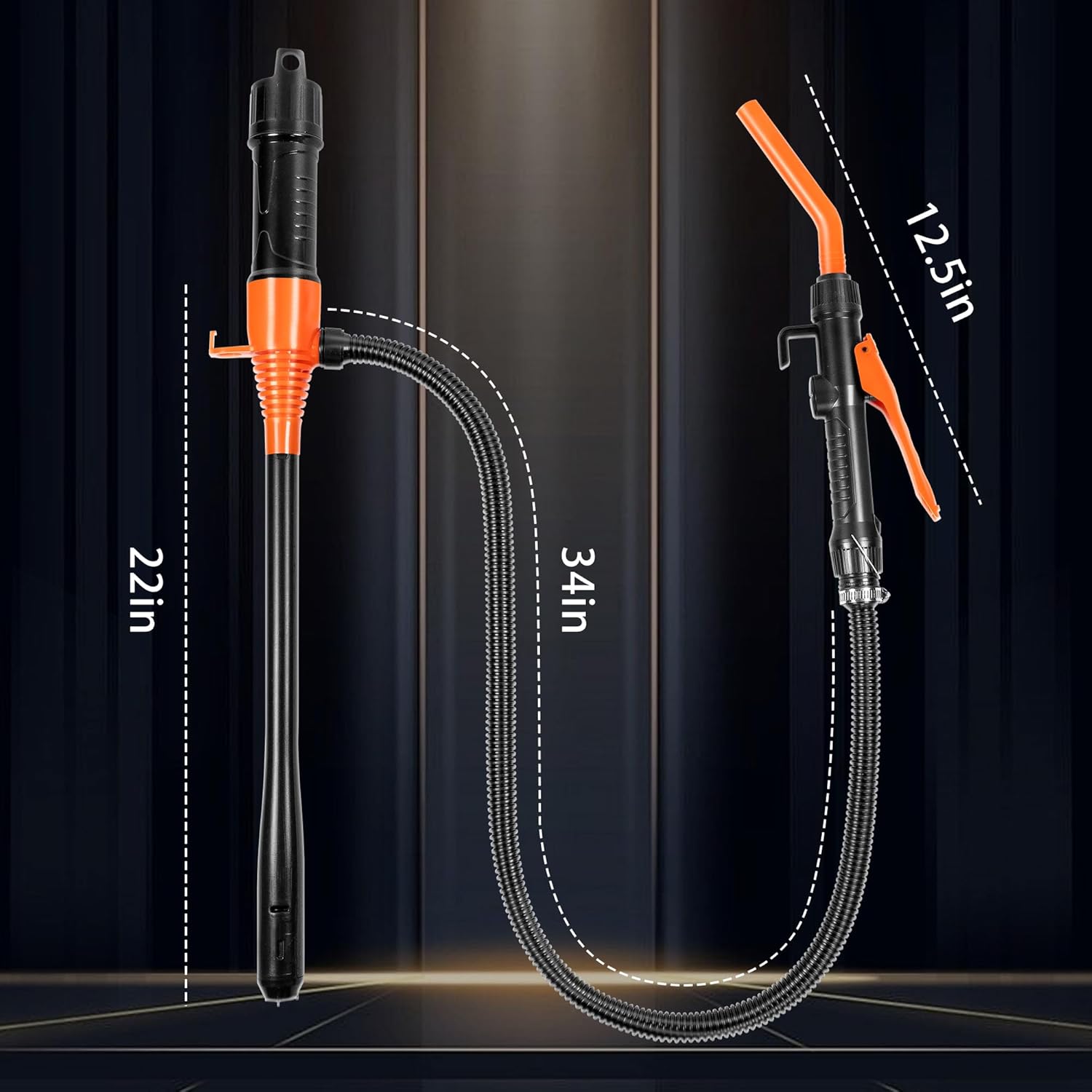 Battery Powered Fuel Transfer Pump Siphon for Gasoline Vehicles