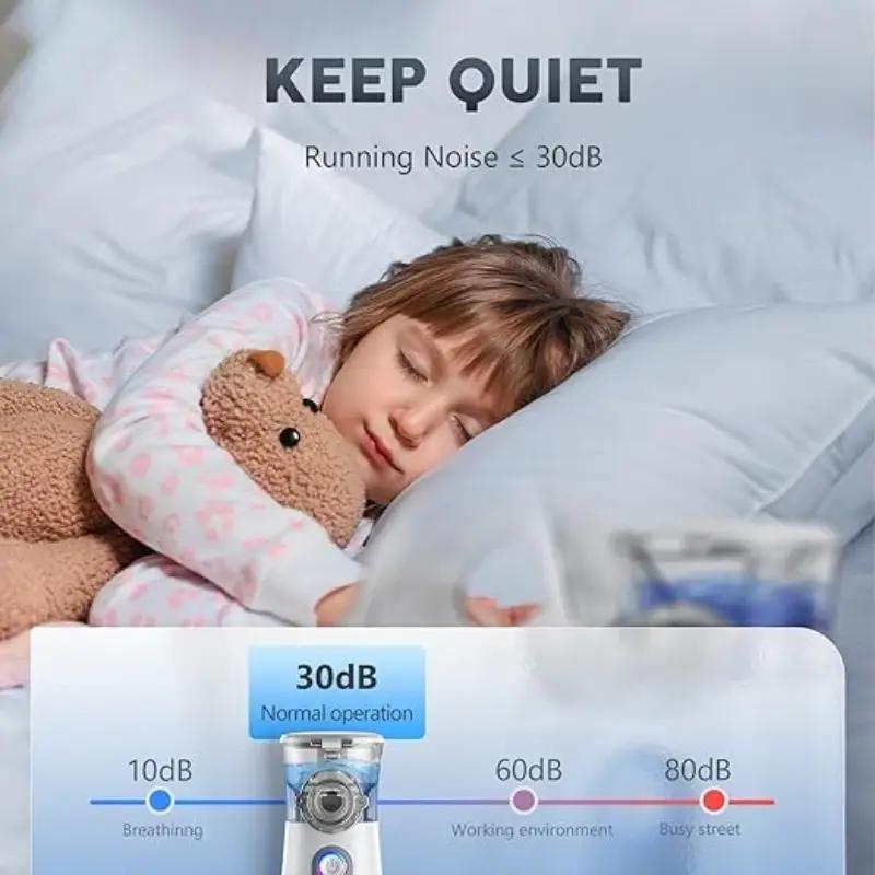 Portable Nebulizer Air Humidifier Compact Quiet Ultrasonic Humidifier