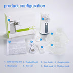 Portable Nebulizer Air Humidifier Compact Quiet Ultrasonic Humidifier