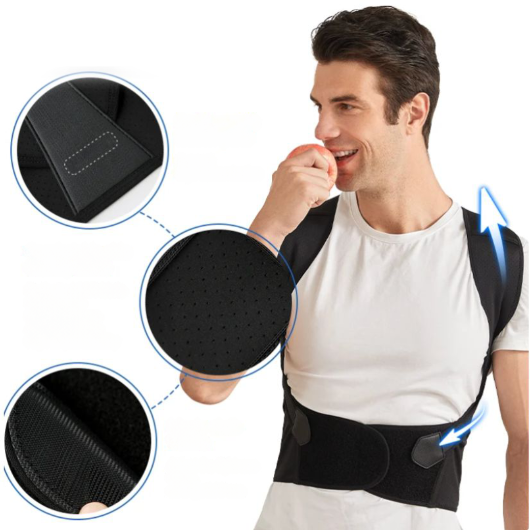 Posture Corrector Adjustable Back Support Brace Belt