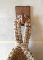 Jute Wall Mounted Storage Baskets Organizer Set