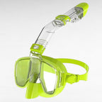 Foldable Full Face Panoramic Snorkel Mask Snorkeling Gear