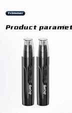 Rechargeable Electric Nose and Ear Hair Trimmer Personal Grooming Tool