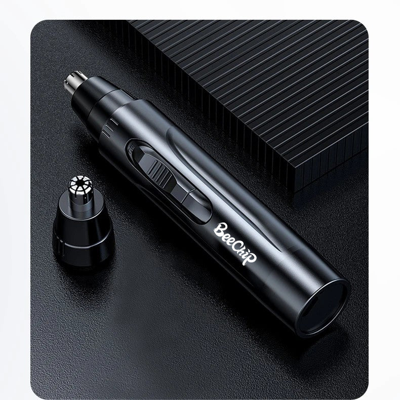 Rechargeable Electric Nose and Ear Hair Trimmer Personal Grooming Tool