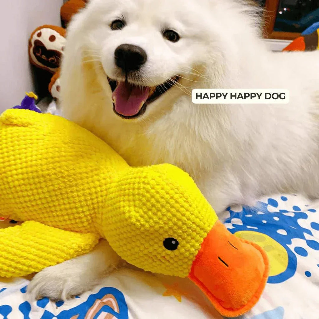 Dog Toy Duck Shape Plush Chew Toy
