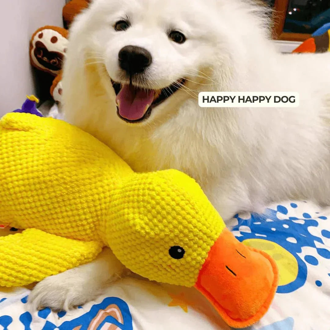 Dog Toy Duck Shape Plush Chew Toy
