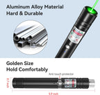 Rechargeable Metal Laser Pointer Torch Pen