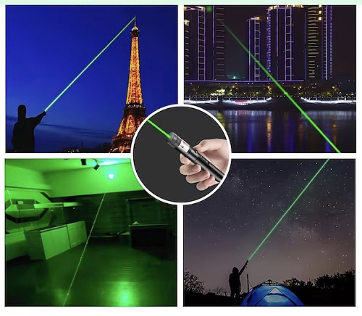 Rechargeable USB Laser Pointer Pen Metal Laser Pointer