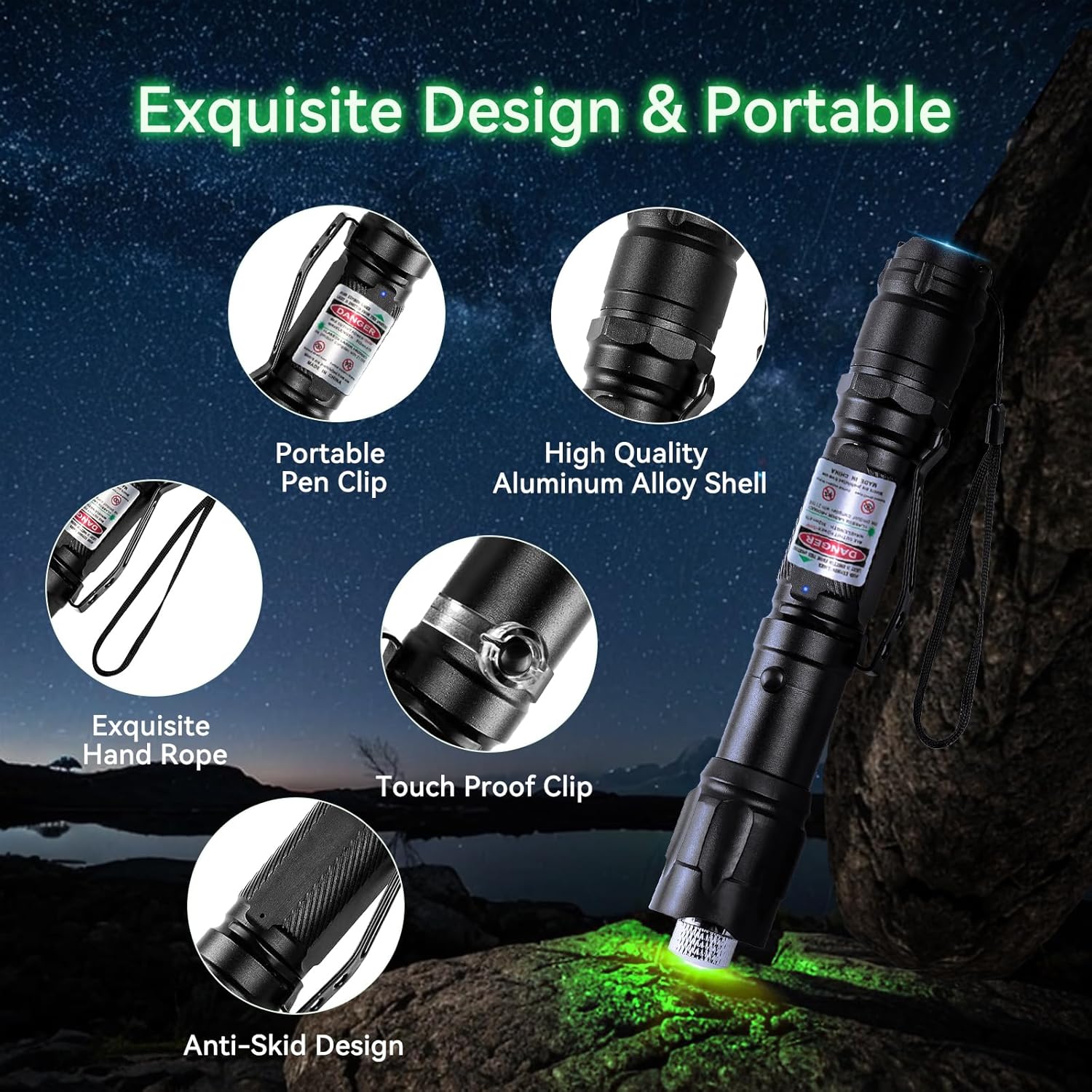 Rechargeable LED Flashlight Torch Portable Handheld Light