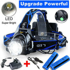 Rechargeable LED Headlamp High Brightness Outdoor Headlight