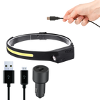 Rechargeable LED Headlamp Flashlight Light