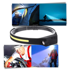 Rechargeable LED Headlamp Flashlight Light