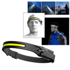 Rechargeable LED Headlamp Flashlight Light