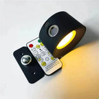 Rechargeable LED Wall Light Circular 360 Degree Rotating Fixture