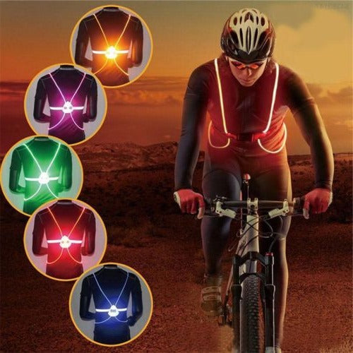 LED Reflective Safety Vest with 360 Degree Visibility