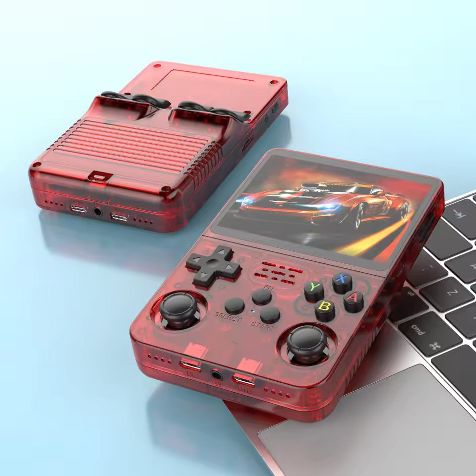 Retro Gaming Console System with Built-in Games