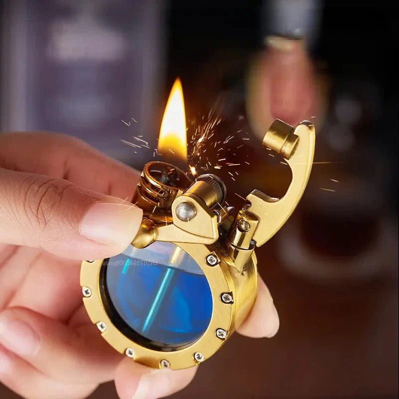 Rocker Lighter Classic Flame Flame Igniter