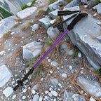 Adjustable Telescopic Trekking Poles 3 Section Carbon Fiber Lightweight