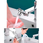 Faucet Extension with 1080 Degree Rotatable Swivel Connector