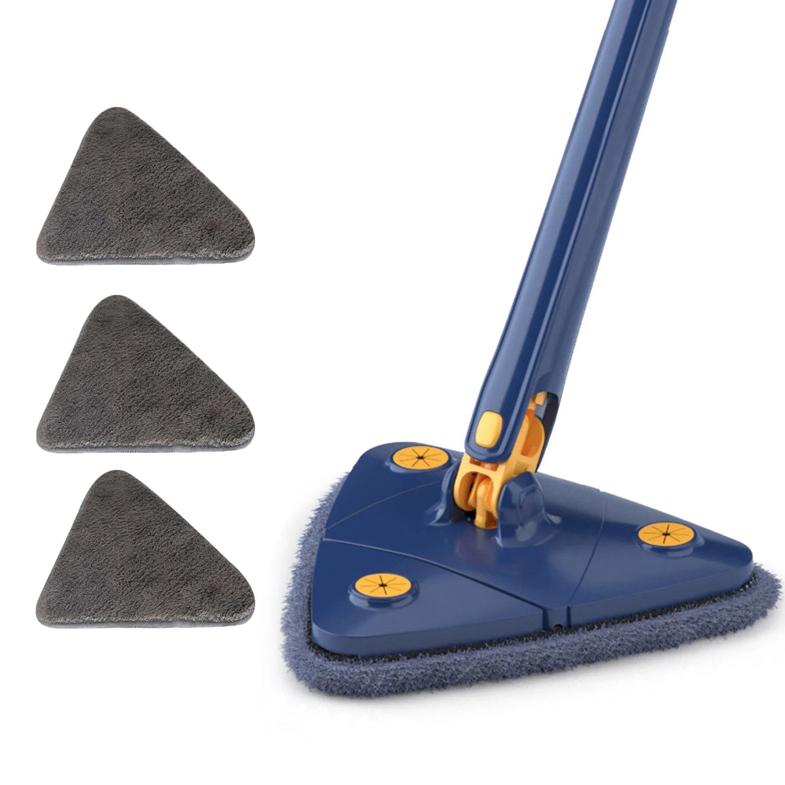 Triangle Floor Mop 360 Degree Rotating for Hardwood and Tile Cleaning