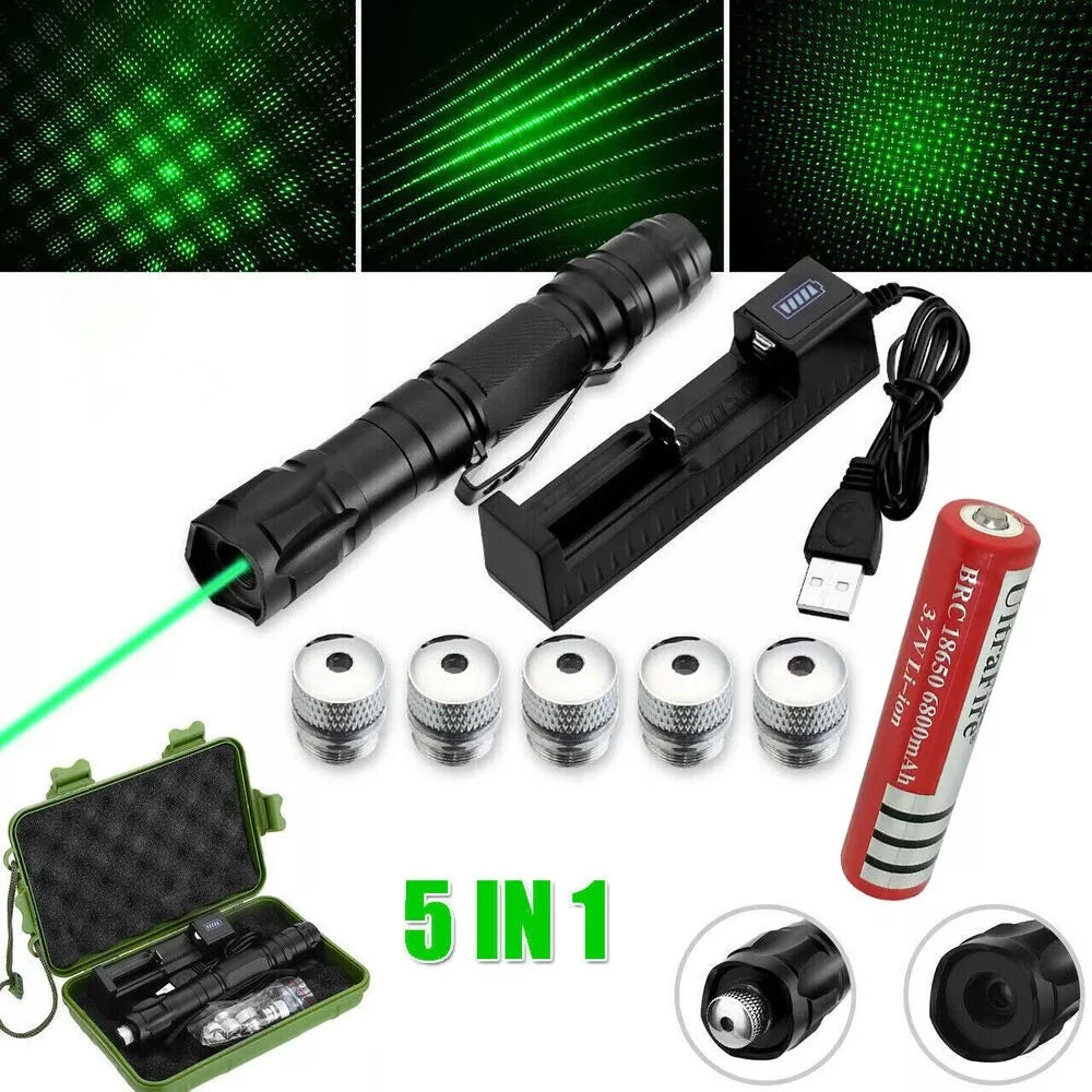 Rechargeable Laser Pointer Torch Long Range Handheld Laser Device