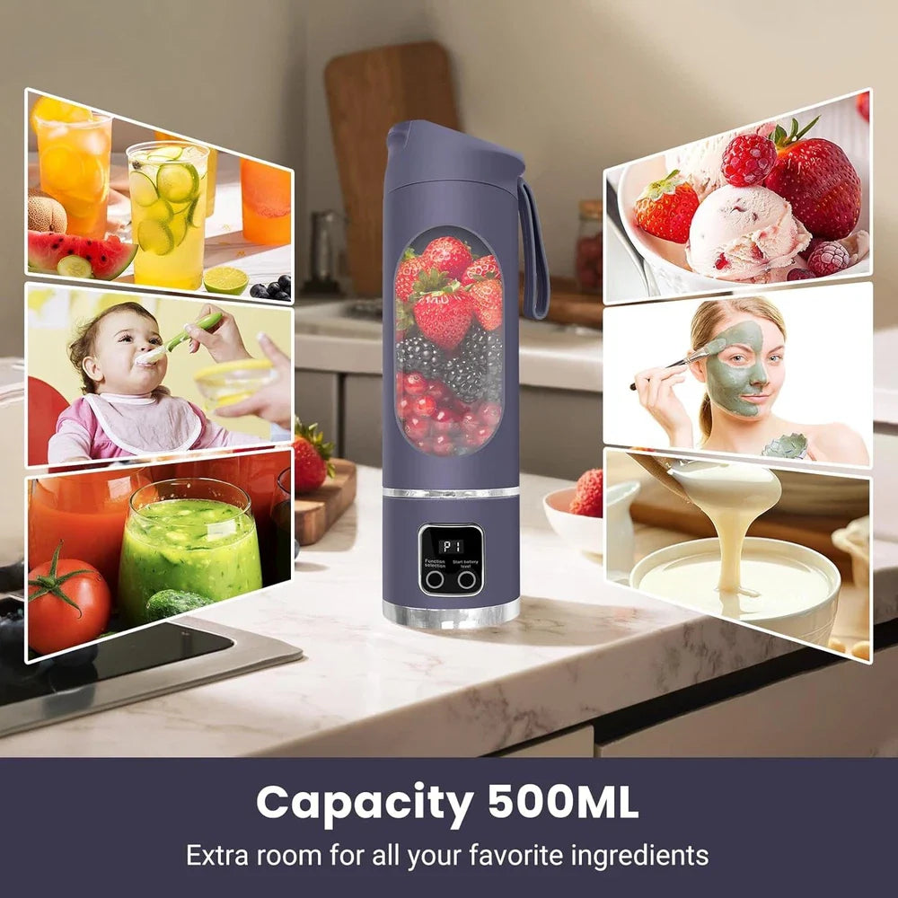 Portable USB Rechargeable Mini Personal Blender Juicer Mixer Cup